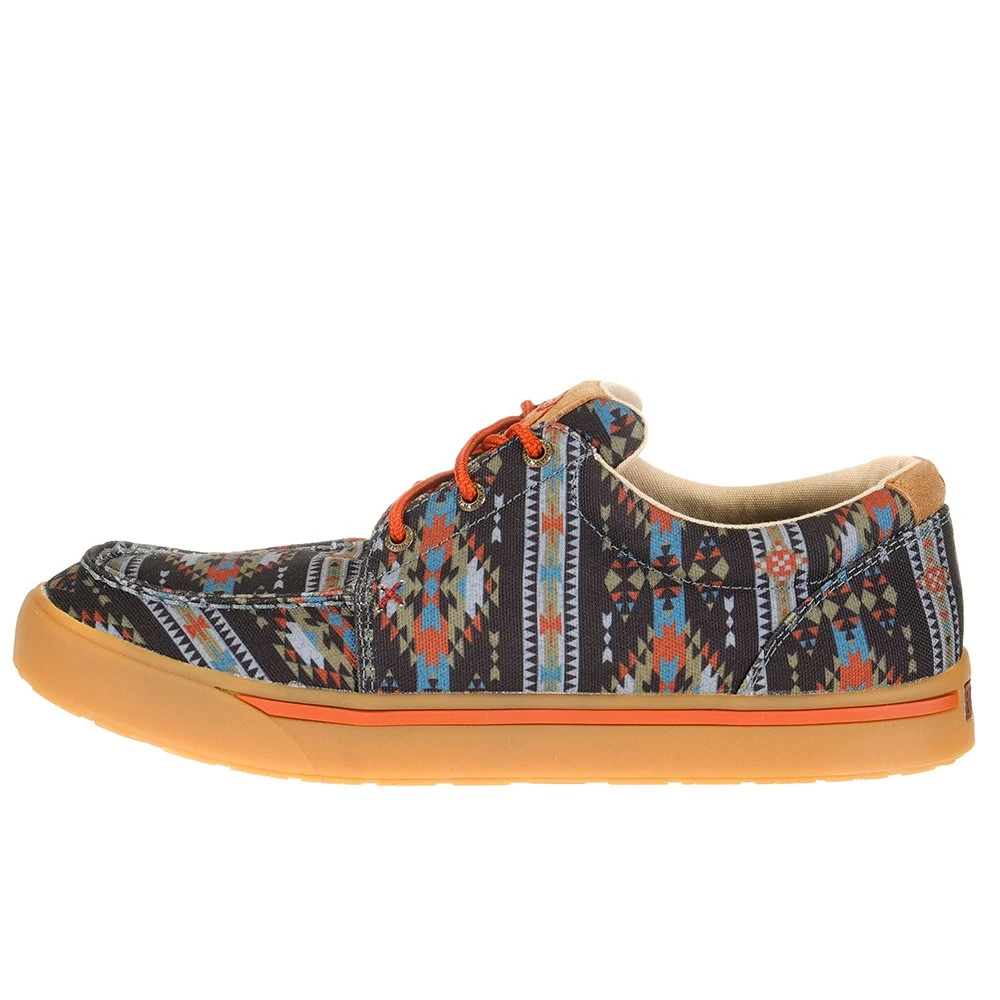 Twisted X Men's Hooey Loper Navy Multi Casual Shoe 3 Twisted X Men's Hooey Loper Navy Multi Casual Shoe - Image 3