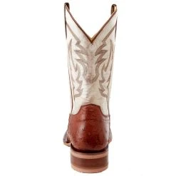 Justin Boots Men's Justin NRS Exclusive Vintage Almond Brown Smooth Ostrich Cowboy Boot -Ariat Sales Store MJ2502 4
