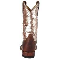 Macie Bean Boots Kids Brown Bison Sparkle Magic Cowgirl Boot 8 Macie Bean Boots Kids Brown Bison Sparkle Magic Cowgirl Boot -Ariat Sales Store MK9153 4