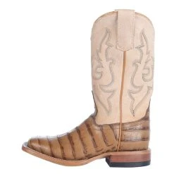 Macie Bean Girls Toasted Caiman Print Bleached Bone Cowboy Boot -Ariat Sales Store MK9158 2