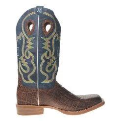 Twisted X Men's Ruff Stock Cognac Elephant Print 14in. Blue Top Square Toe Cowboys Boots 9 Twisted X Men's Ruff Stock Cognac Elephant Print 14in. Blue Top Square Toe Cowboys Boots -Ariat Sales Store MRS0057 4