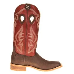 Twisted X Men's Twisted X Ruff Stock Smokey Chocolate 14in. Maroon Top Cowboy Boot -Ariat Sales Store MRSL043 4