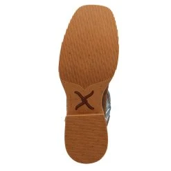 Twisted X Men's TechX 3 Chocolate Roughout 12in. Stormy Blue Top Square Toe 9 Twisted X Men's TechX 3 Chocolate Roughout 12in. Stormy Blue Top Square Toe -Ariat Sales Store MXTR002 06
