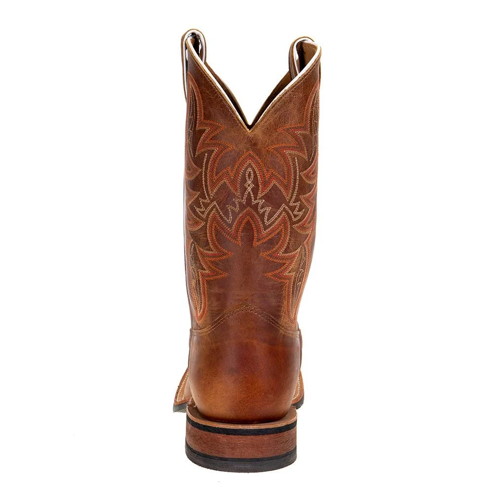 Justin BootsMen`s Brown Distressed Cognac Boot 5 Justin BootsMen`s Brown Distressed Cognac Boot - Image 5