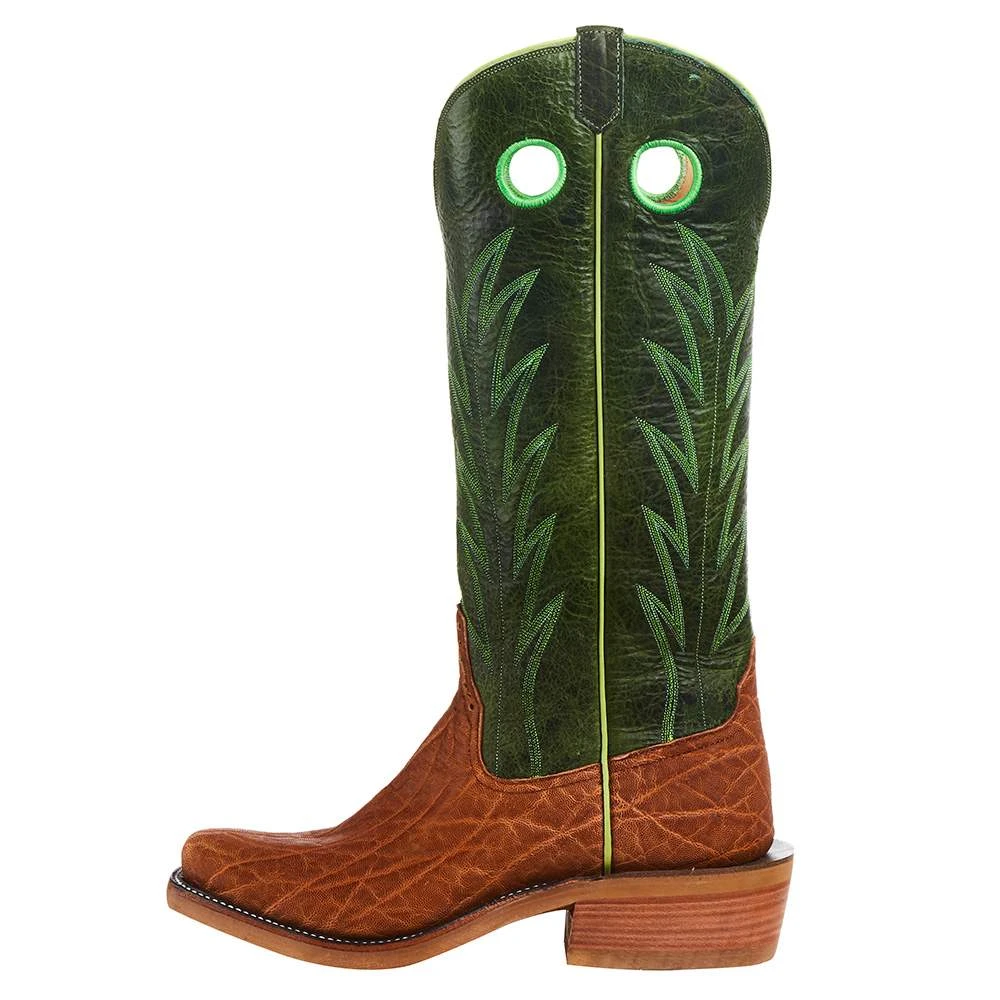 Rios Of Mercedes Men`s Brick Oiled Elephant 15in. Jade Navajo Bison Top Cutter Toe Boot 3 Rios Of Mercedes Men`s Brick Oiled Elephant 15in. Jade Navajo Bison Top Cutter Toe Boot - Image 3