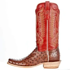 R. WATSON BOOTS R Watson Boots Men's Kango Tobac Full Quill Ostrich 13in. Indian Orange Top Boots 7 R. WATSON BOOTS R Watson Boots Men's Kango Tobac Full Quill Ostrich 13in. Indian Orange Top Boots -Ariat Sales Store RW4511 1 31