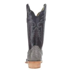 R. WATSON BOOTS R Watson Boots Men`s Serpentine Bruciato FQ Ostrich 13in. Black Sinatra Cowhide -Ariat Sales Store RW4518 1 41