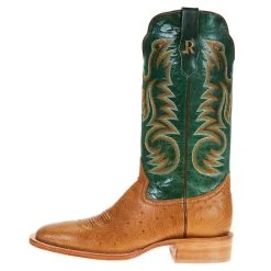 R. WATSON BOOTS R Watson Boots Men's R Watson Antique Saddle Smooth Ostrich 13in. Forrest Green Top Boot 7 R. WATSON BOOTS R Watson Boots Men's R Watson Antique Saddle Smooth Ostrich 13in. Forrest Green Top Boot -Ariat Sales Store RW5003 2 2