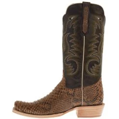 R. WATSON BOOTS R Watson Boots Men`s Beige Python 13in Carbon Damiana Top Cowboy Boot -Ariat Sales Store RW7911 1 03