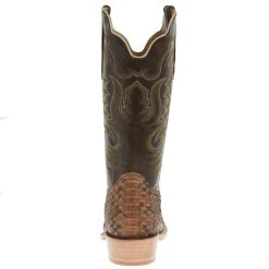 R. WATSON BOOTS R Watson Boots Men`s Beige Python 13in Carbon Damiana Top Cowboy Boot -Ariat Sales Store RW7911 1 04