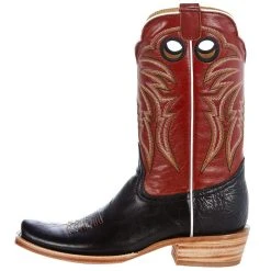 R. WATSON BOOTS R Watson Boots Men's R Watson Black Sinatra Cowhide 11in. Indian Orange Top Boots -Ariat Sales Store RW8022 1 3