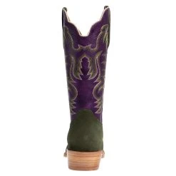 R. WATSON BOOTS R Watson Boots Men's Forrest Green Roughout 13in. Electric Purple Cowhide Top Cutter Toe Cowboy Boots 8 R. WATSON BOOTS R Watson Boots Men's Forrest Green Roughout 13in. Electric Purple Cowhide Top Cutter Toe Cowboy Boots -Ariat Sales Store RW8204 1 3