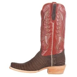 R. WATSON BOOTS R Watson Boots Men's R Watson Mocha Sueded Gator 13in. Indian Orange Boots 7 R. WATSON BOOTS R Watson Boots Men's R Watson Mocha Sueded Gator 13in. Indian Orange Boots -Ariat Sales Store RW9011 1 2