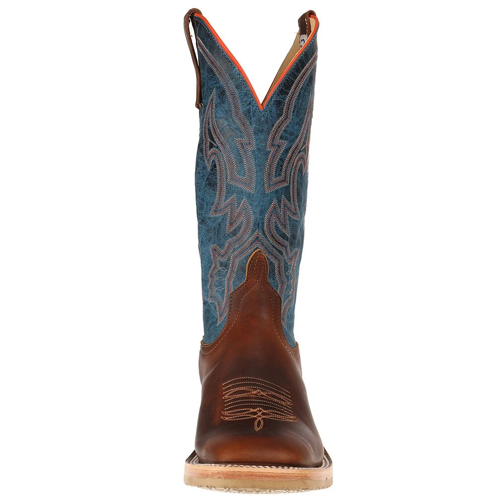 Anderson Bean Men's Crazy Horse Leather Briar Vamp W/ 13in. Danube Mad Dog Top Cowboy Boot 2 Anderson Bean Men's Crazy Horse Leather Briar Vamp W/ 13in. Danube Mad Dog Top Cowboy Boot - Image 2