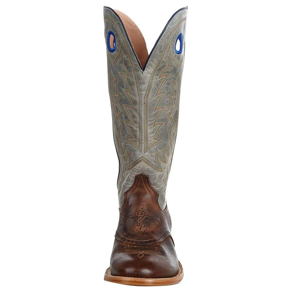 Tony Lama Men's Stout Brown Henley 15in. Buckaroo Cowboy Boots 2 Tony Lama Men's Stout Brown Henley 15in. Buckaroo Cowboy Boots - Image 2