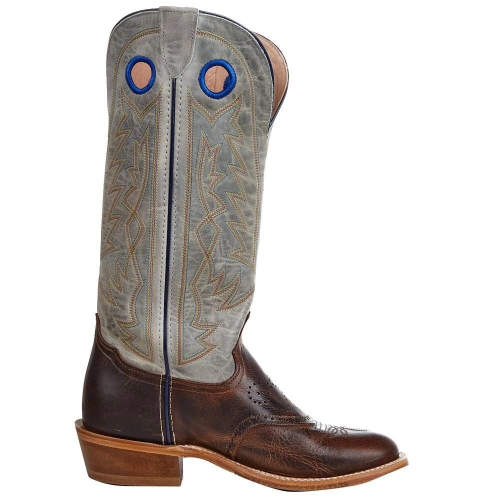 Tony Lama Men's Stout Brown Henley 15in. Buckaroo Cowboy Boots 5 Tony Lama Men's Stout Brown Henley 15in. Buckaroo Cowboy Boots - Image 5