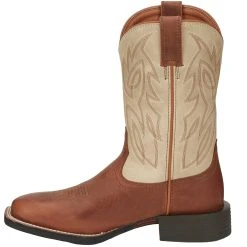 Justin Boots Men's Canter Whiskey 11in. Stampede Western Cowboy Boots -Ariat Sales Store SE7511 03