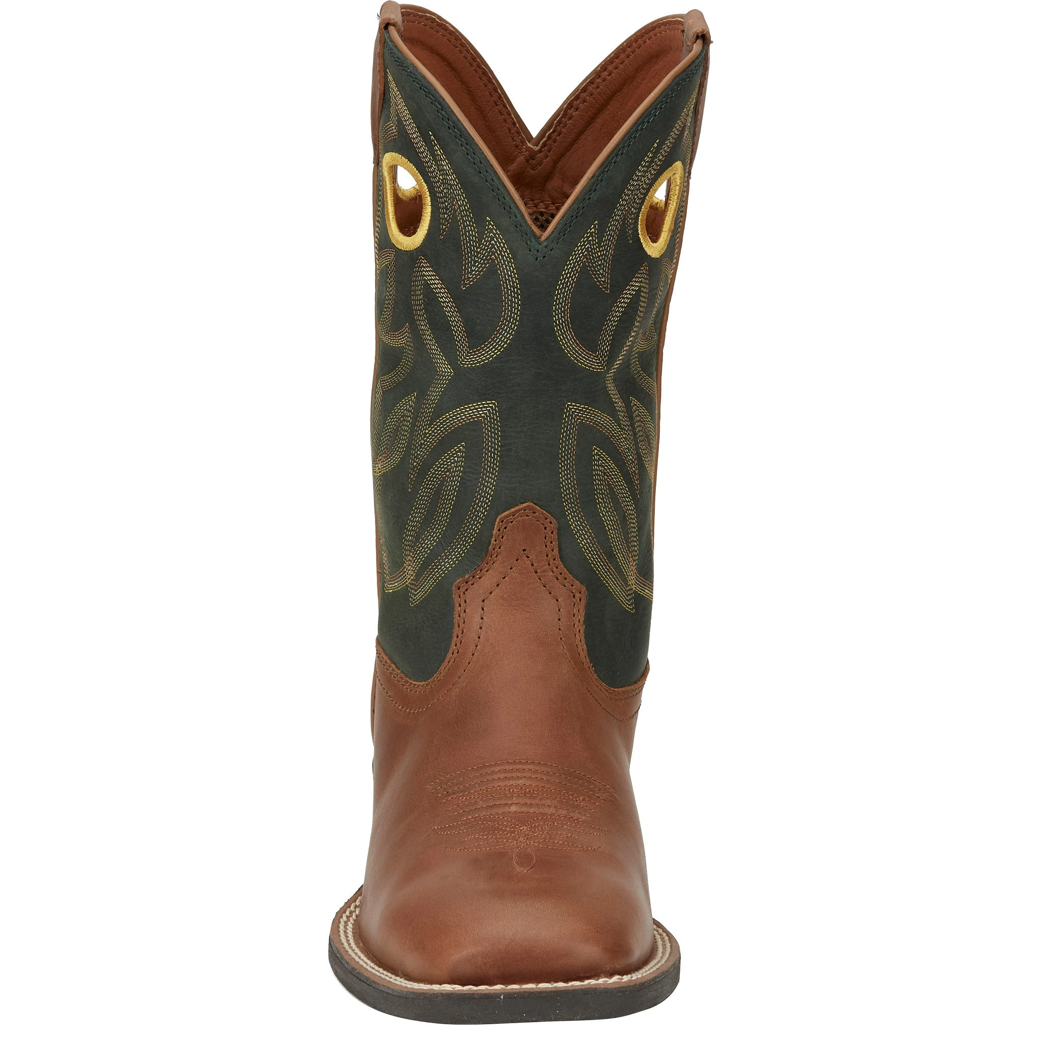 Justin Boots Men's Bowline Whiskey 11in. Stampede Western Cowboy Boots 4 Justin Boots Men's Bowline Whiskey 11in. Stampede Western Cowboy Boots - Image 4