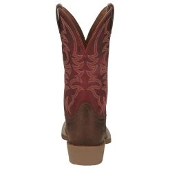 Justin Boots Men`s Syrup Brown Water Buffalo 12 In Chili Pepper Red Top Cowboy Boot 8 Justin Boots Men`s Syrup Brown Water Buffalo 12 In Chili Pepper Red Top Cowboy Boot -Ariat Sales Store SE7610 4