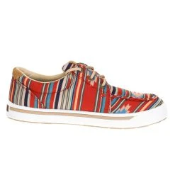 Twisted X Men's Hooey Exclusive Red Fiesta Aztec Loper Casual Shoe -Ariat Sales Store SMUMHYC04 4