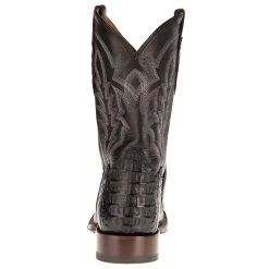 Tony Lama Men's Black Horn Back Caiman Square Toe Cowboy Boot -Ariat Sales Store TL5203 3