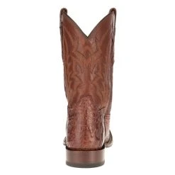 Tony Lama Men's Cognac Horn Back Caiman Square Toe Cowboy Boots -Ariat Sales Store TL5204 3
