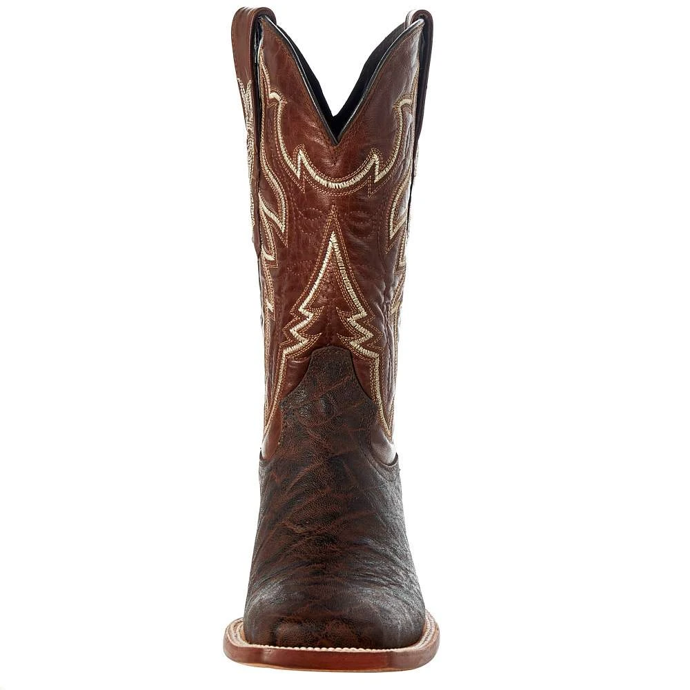 Tanner Mark Boots Men's Matte Chestnut Elephant Print 12in. Honey Volcano Top Boot 3 Tanner Mark Boots Men's Matte Chestnut Elephant Print 12in. Honey Volcano Top Boot - Image 3