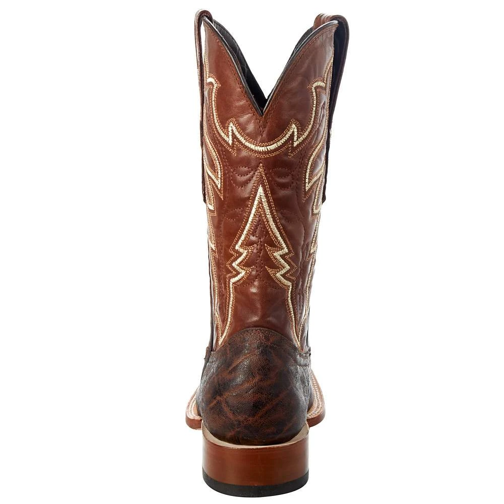 Tanner Mark Boots Men's Matte Chestnut Elephant Print 12in. Honey Volcano Top Boot 5 Tanner Mark Boots Men's Matte Chestnut Elephant Print 12in. Honey Volcano Top Boot - Image 5