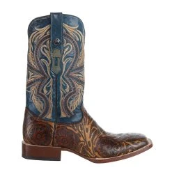 Tanner Mark Boots Men`s Hand Tool Jungle 12` Volcano Azul Top Square Toe Boot 9 Tanner Mark Boots Men`s Hand Tool Jungle 12` Volcano Azul Top Square Toe Boot -Ariat Sales Store TM205544 5