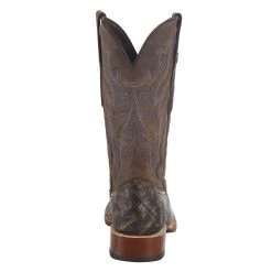 Tanner Mark Boots Men`s Matte Rustic Brown Elephant Print 12in. Brown Top Square Toe Boot 8 Tanner Mark Boots Men`s Matte Rustic Brown Elephant Print 12in. Brown Top Square Toe Boot -Ariat Sales Store TM207026 4