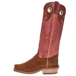 Olathe Boot Company Men's Olathe Mike Tyson Bison Roughout 17in. Bryony Mad Dog Top Cutter Toe Boot -Ariat Sales Store TT10 2
