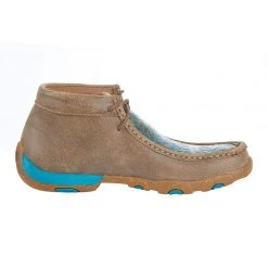 Twisted X Women`s Bomber Turquoise Chukka Driving Moc -Ariat Sales Store WDM0148 5