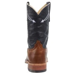 Anderson Bean Men's Anderson Bean Tan Horsebutt 10in. Navy Glove Top Square Toe Boot -Ariat Sales Store X1006 4