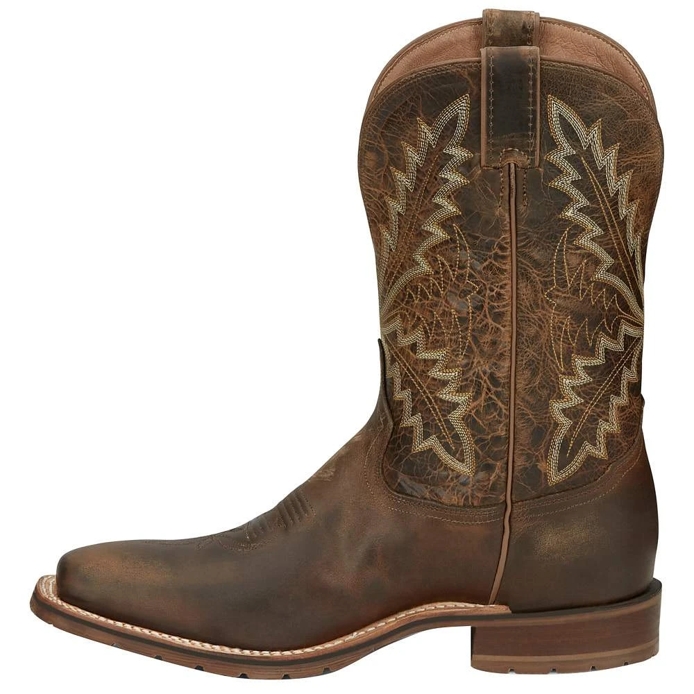 Tony Lama Men's Bowie Oak Brown 11in. TLX Performance Cowboy Boots 2 Tony Lama Men's Bowie Oak Brown 11in. TLX Performance Cowboy Boots - Image 2
