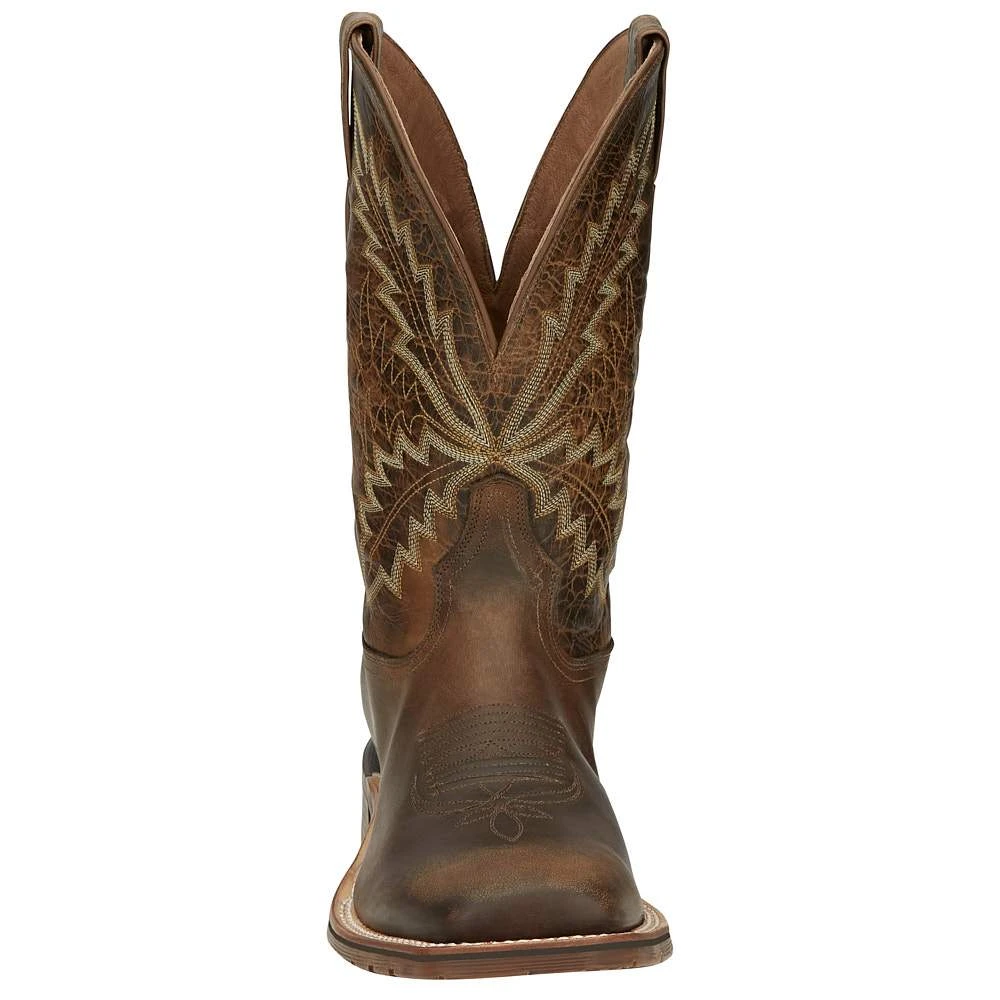 Tony Lama Men's Bowie Oak Brown 11in. TLX Performance Cowboy Boots 3 Tony Lama Men's Bowie Oak Brown 11in. TLX Performance Cowboy Boots - Image 3