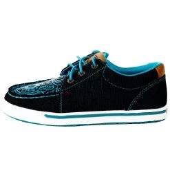 Twisted X Kids Blue Dura TWX Tooled Kicks Casual Shoe 7 Twisted X Kids Blue Dura TWX Tooled Kicks Casual Shoe -Ariat Sales Store YCA0011 3