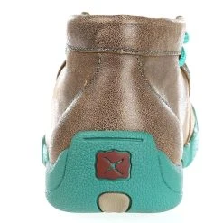 Twisted X Kid's Driving Mocs Brown And Turquoise Shoes -Ariat Sales Store YDM0017 007