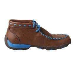 Twisted X Kids Twisted X Woven Brown And Blue Driving Mocs -Ariat Sales Store YDM0027 4